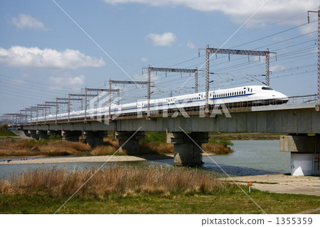 N700系列穿越加古川橋 N700系列穿越加古川橋 1355359