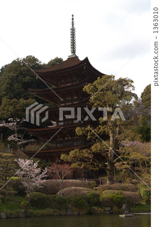 Rurikoji寺五層塔 Rurikoji寺五層塔 1363010