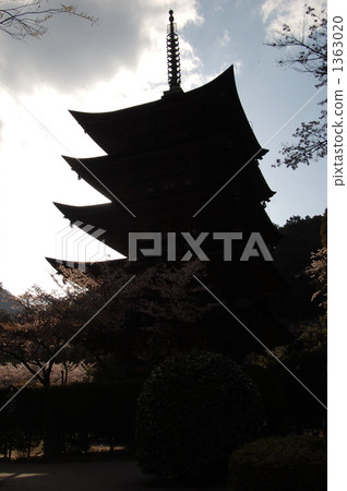 Rurikoji寺五層塔 Rurikoji寺五層塔 1363020