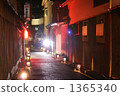 在大宇松山區的街道上亮起 1365340
