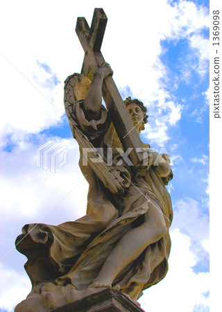 Italy · Rome - Angel steps strongly for Saint Angel castle 1369098