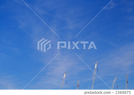 起重機 鶴 雲彩 1369875