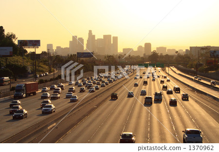 Dusk freeway Dusk freeway 1370962