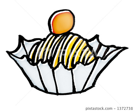 mont blanc cake, snack, illustration 1372738