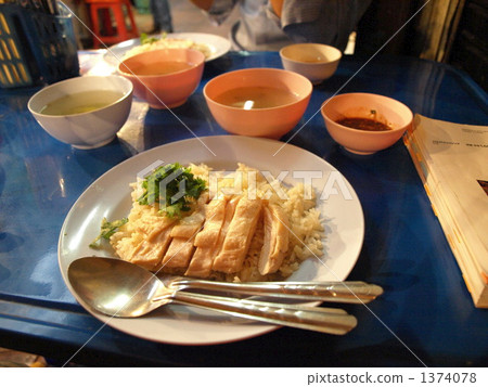 Khao Mangai at the stall of Bangkok, Thailand 1374078