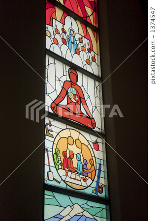stained glass, anglican, church 1374547