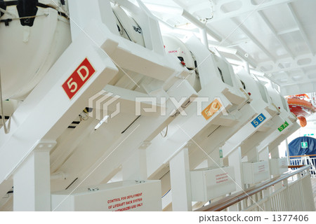 對齊的救生艇 1377406