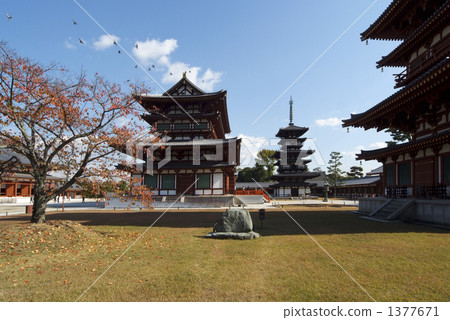 Fall scenery of Yakushiji Kanpo 1377671