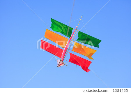 Kite flying of a sailboat Kite flying of a sailboat 1381435