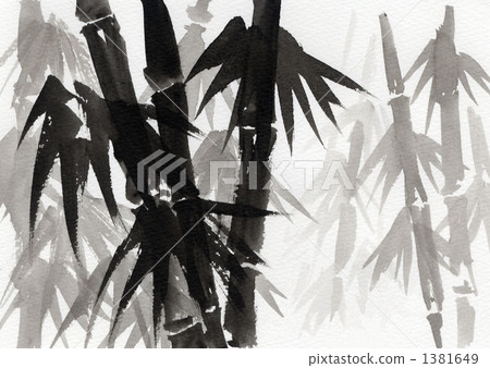 竹子（Sumi-eki風格） 1381649