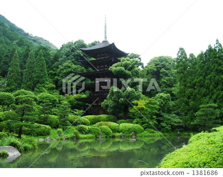 Rurikoji寺五層山口 1381686