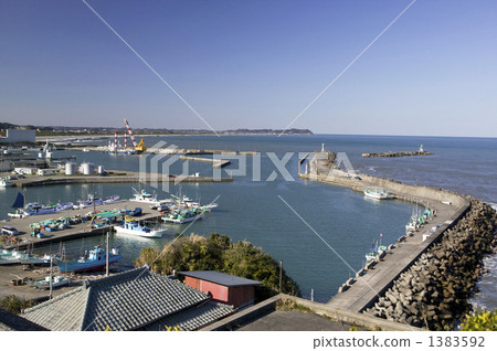 在千葉縣的大原漁港 1383592