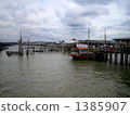 Malaysian fishing village, Kukup's pier 1385907