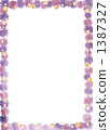Watercolor touch floral frame Watercolor touch floral frame 1387327