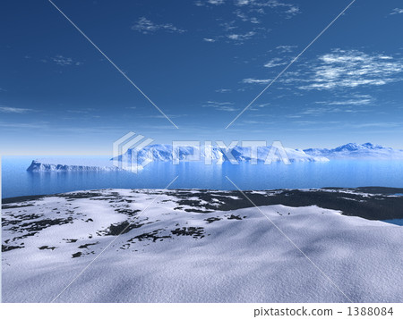 Antarctic blue sky 1388084