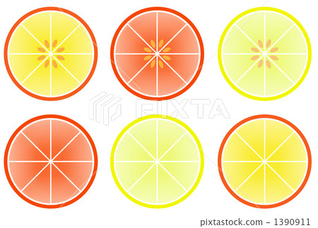 Sliced citrus fruits Sliced citrus fruits 1390911