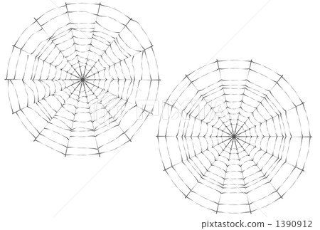 Spider web clip illustration Spider web clip illustration 1390912