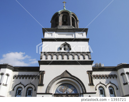 Church father and blue sky Church father and blue sky 1393721