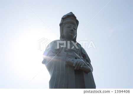white-robed kannon, goddess of mercy, buddha mountain 1394406