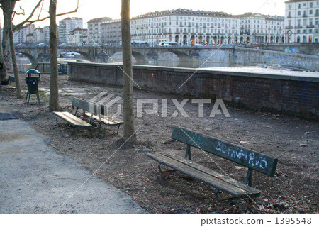 Promenade along the Po River Promenade along the Po River 1395548
