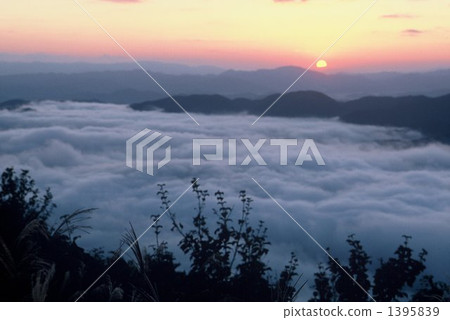 雲海 日出 清晨 1395839