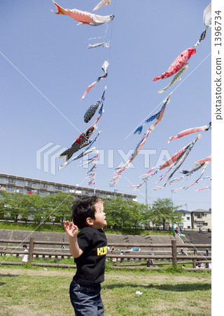 Carp streamer on the sky 02 1396734