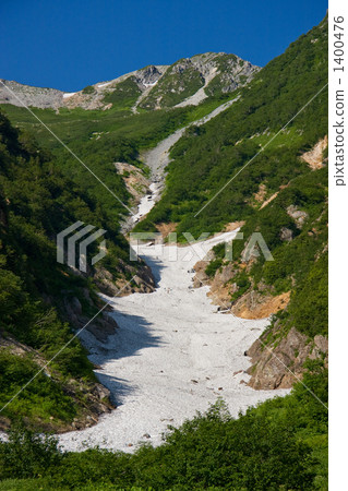 Northern Alps Ninomiya Snow River and Kinomino dake 1400476