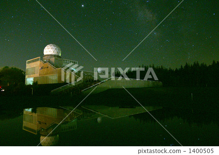 Mt. Fuji radar and Milky Way Mt. Fuji radar and Milky Way 1400505