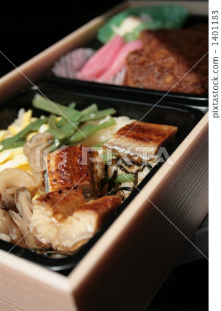 station box lunch, station lunch, eel 1401183