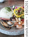 seafood curry, chofu, cafeteria 1401201
