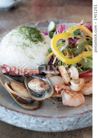 seafood curry, chofu, cafeteria 1401201