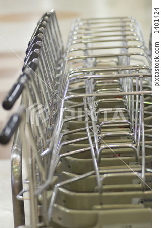 shopping cart, a lot, many 1401424