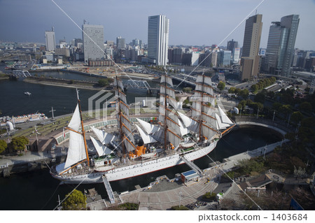 Nippon Maru停泊在橫濱 1403684