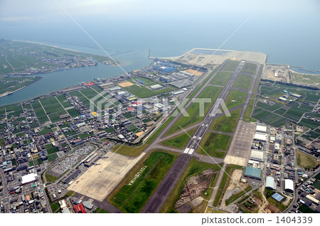 Aerial view of Tokushima Airport 1404339