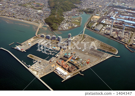 Aerial view of Wakayama Arena Aerial view of Wakayama Arena 1404347
