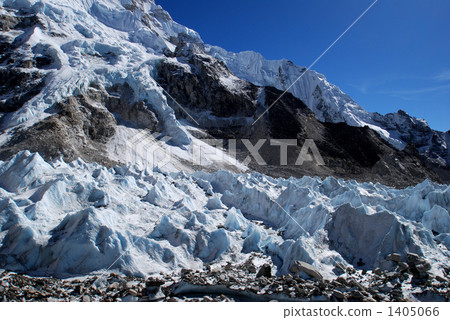 glacier, sagarmatha national park, road to everest 1405066