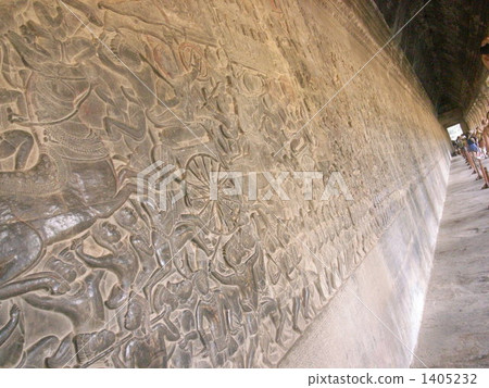 Mural painting of Angkor Wat Mural painting of Angkor Wat 1405232