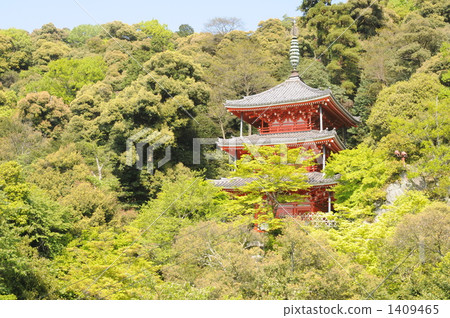 岐阜公園三重塔 1409465