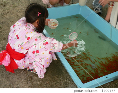 Summer festival goldfish scoop 1409477