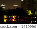 hamarikyu gardens, pond, lagoon 1410990