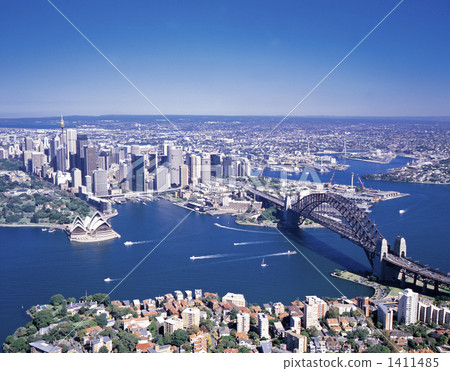 Sydney Harbor Aerial 1411485