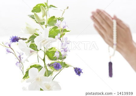 佛教插花 玫瑰經 念珠 1413939