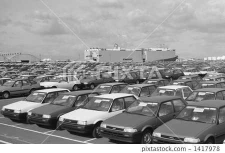 At Nagoya port · car pier Showa 59 years At Nagoya port · car pier Showa 59 years 1417978