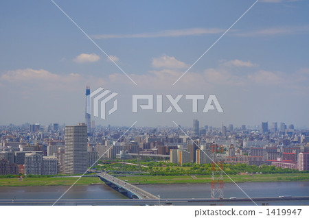 tokyo, sky tree tower, townscape 1419947