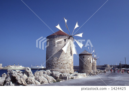 Windmill of Rhodes 1424425