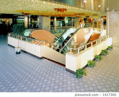 Escalator of complex facilities Escalator of complex facilities 1427360