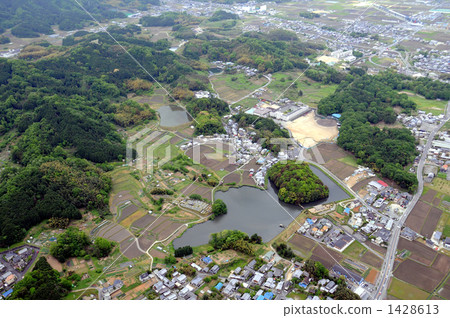 Kashihara City, aerial photograph of Takanari Tenno Kashihara City, aerial photograph of Takanari Tenno 1428613