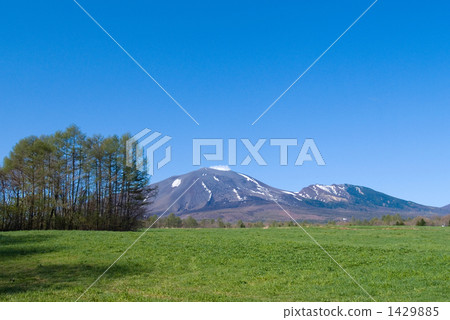 Mt. Asama and Ranch 1429885