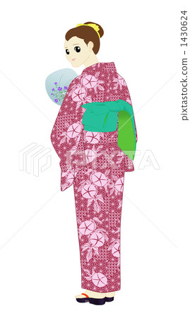 Yukata 02 Piece Framed Archive Knot 1430624