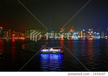 香港 夜景 遊船 1434287